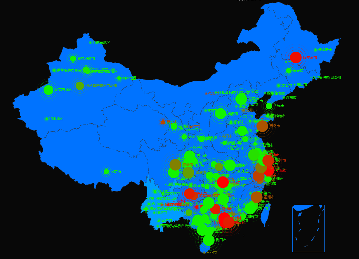 5月15日交易热力图从花易宝实时交易热力图中就看出交易的火热程度